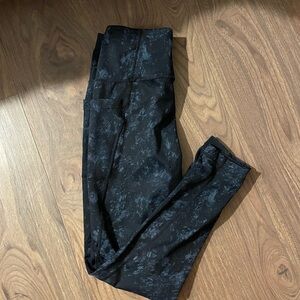 Black Patterned Leggings